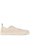 Ann Demeulemeester Gert Leather Low-top Sneakers In Pink