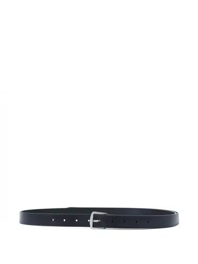 Ann Demeulemeester Giufi Studded Leather Belt In Blue