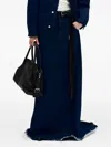 Ann Demeulemeester Goele Denim Maxi Skirt