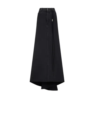 ANN DEMEULEMEESTER GOELE DENIM SKIRT