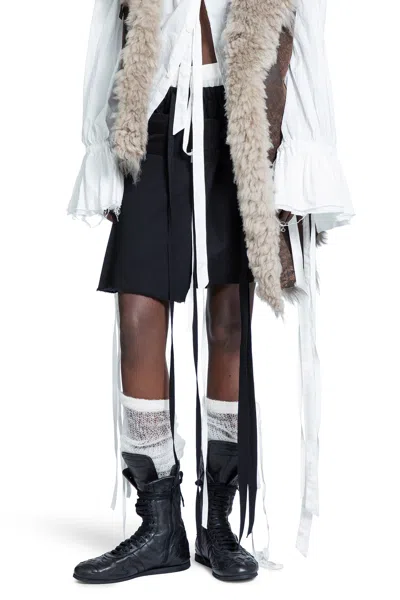 Ann Demeulemeester Gonna Grembiule Ava In Black