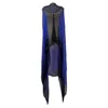 Ann Demeulemeester Gradient Scarf In Blue Chiffon In Multi