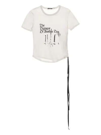 Ann Demeulemeester Graphic-print Cotton T-shirt