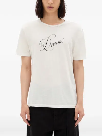 Ann Demeulemeester Graphic-print T-shirt In White