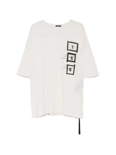 Ann Demeulemeester Graphic-print T-shirt In White