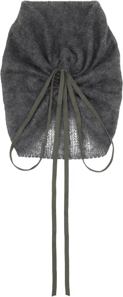 Ann Demeulemeester Gray Oden Collar