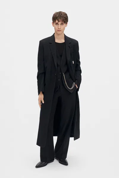 Ann Demeulemeester Greg Long Sleeve T-shirt In Black