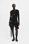 Ann Demeulemeester Greg Long Sleeve T-shirt In Multicolor
