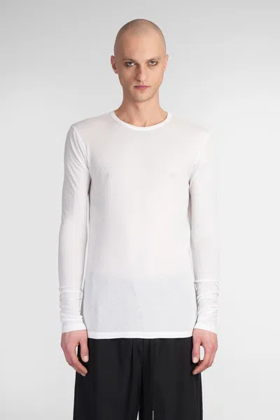 Ann Demeulemeester Greg T-shirt In White Viscose