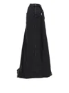 Ann Demeulemeester Goele 5-pockets Comfort Skirt Faded Denim In Grey