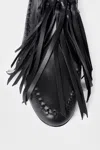 Ann Demeulemeester Hadle Soft Fringe Loafers In Multi