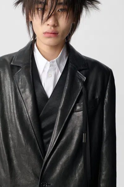 Ann Demeulemeester Hakan Tailored Coat In Multi