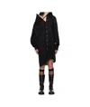 Ann Demeulemeester Nelly Dropped Shoulder Shirt Popeline In Black