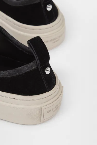 Ann Demeulemeester Halli Vulcanized Low-top Sneakers In Black