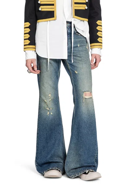 Ann Demeulemeester Hamo Bootcut Jeans In Blue