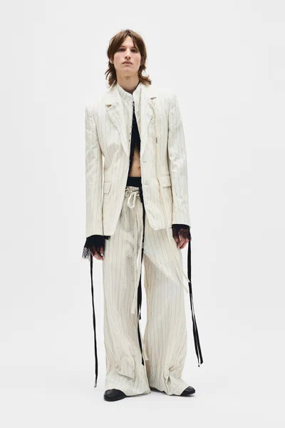 Ann Demeulemeester Hansteen Fitted Tailored Jacket In Multicolor