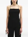 Ann Demeulemeester Black Heda Open Back Top