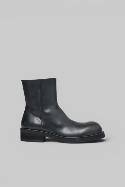 Ann Demeulemeester Helfred Ankle Boots With Zip In Black