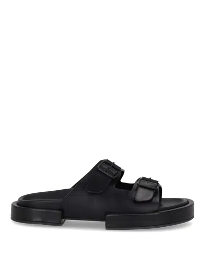 ANN DEMEULEMEESTER SANDALIAS - NEGRO