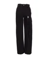 Ann Demeulemeester Herme 5 Pockets Slim Fit Cropped Jeans In Black