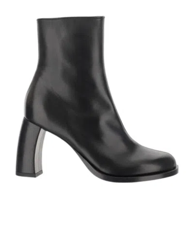 ANN DEMEULEMEESTER HIGH HEEL ANKLE BOOTS