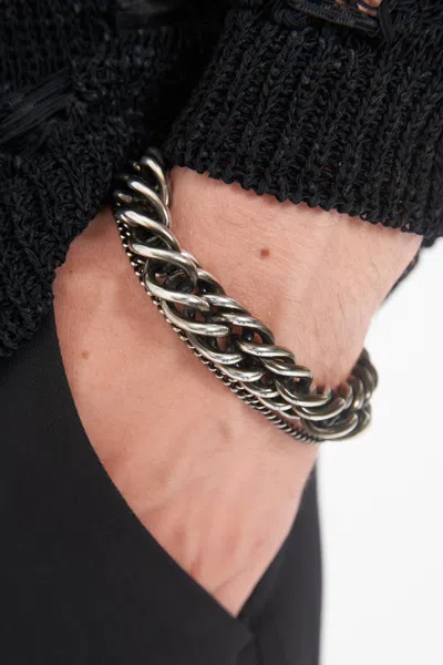 Ann Demeulemeester Hinna Double Chains Bracelet