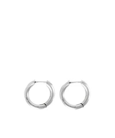 Ann Demeulemeester Hoop Earrings In Metallic