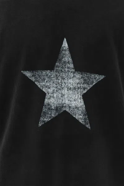 Ann Demeulemeester Idar Cropped T-shirt In Black