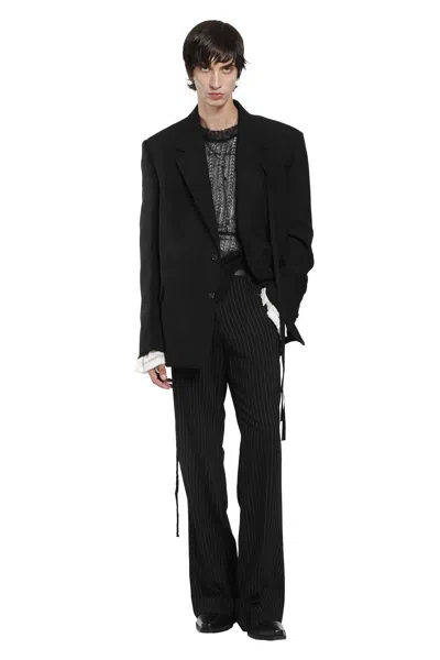 Ann Demeulemeester Ignaas Tailored Blazer In Black