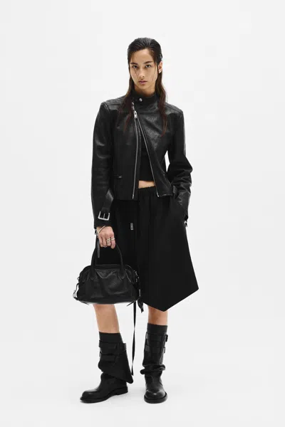 Ann Demeulemeester Ikra Biker Jacket In Multicolor
