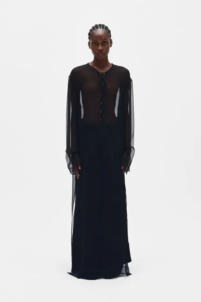 ANN DEMEULEMEESTER ANN DEMEULEMEESTER MATLEEN X LONG CAFTAN DRESS
