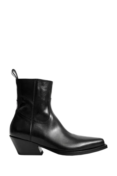 Ann Demeulemeester Imme Pointy Ankle Boots In Black