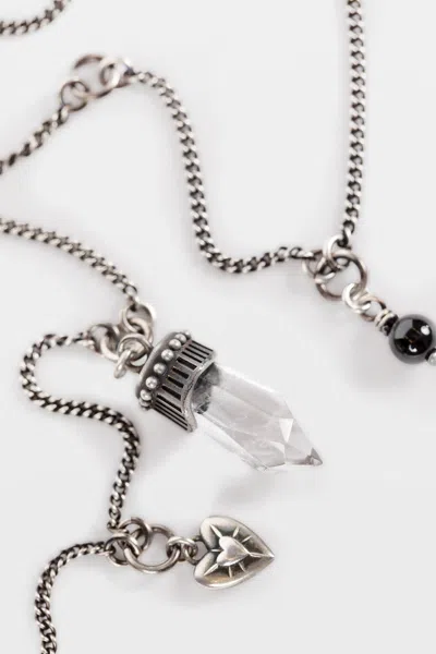 Ann Demeulemeester Impi Necklace With Quartz In Multi