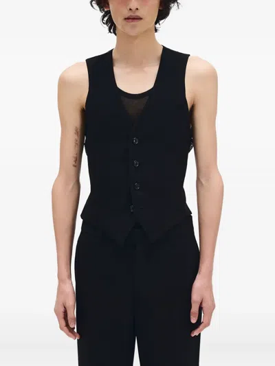 Ann Demeulemeester Indor Waistcoat In Black
