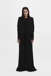 Ann Demeulemeester Inge Cropped Slouchy Jacket In Multicolor