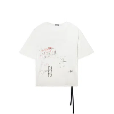 Ann Demeulemeester Ivory Everything Is Fine T-shirt White