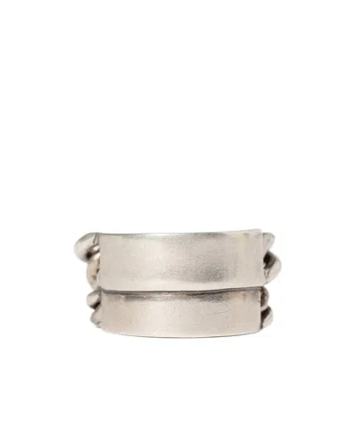 Ann Demeulemeester Ize Ring In Neutral