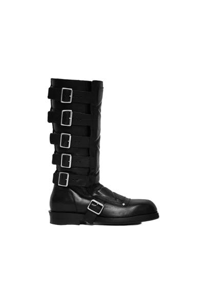 Ann Demeulemeester Jace Biker Belted Boots