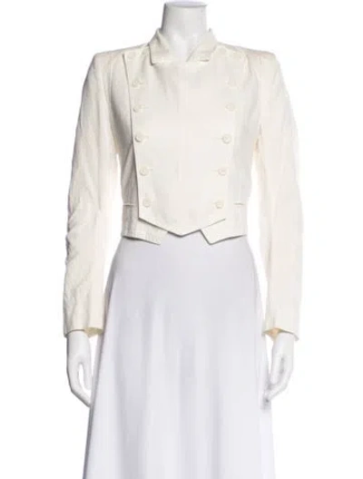 Pre-owned Ann Demeulemeester Jacket In Neutral