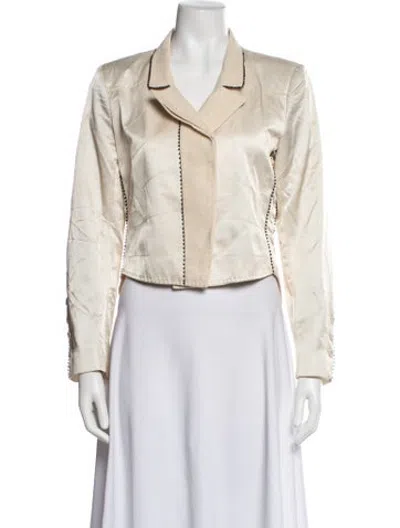 Pre-owned Ann Demeulemeester Jacket In Neutrals