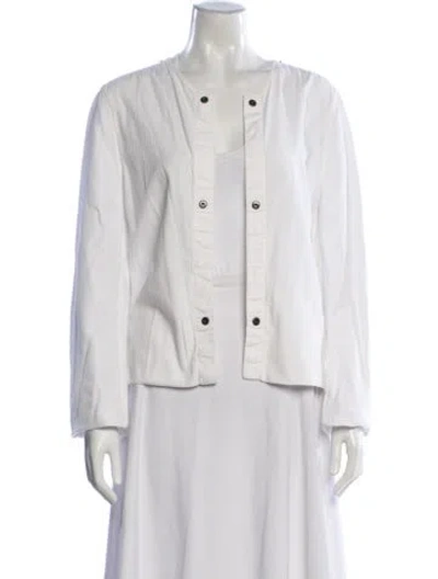 Pre-owned Ann Demeulemeester Jacket In White