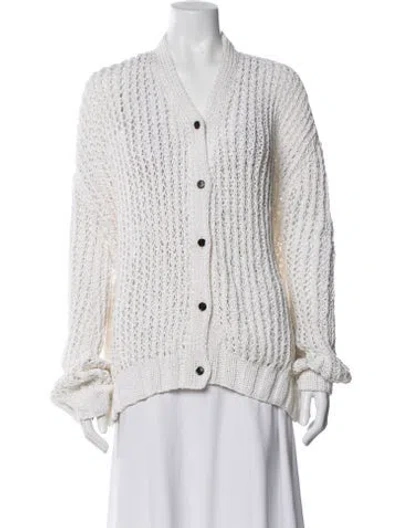 Pre-owned Ann Demeulemeester Jacket In White