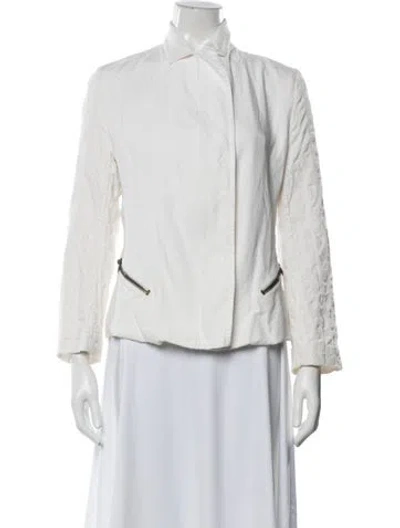 Pre-owned Ann Demeulemeester Jacket In White