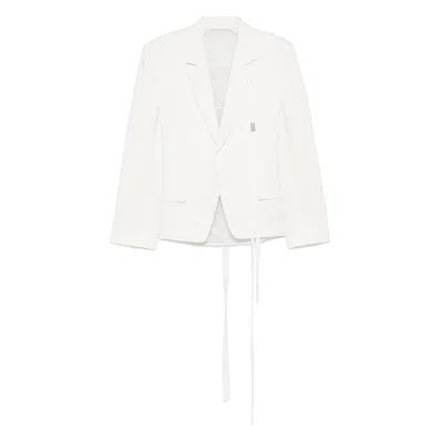 Ann Demeulemeester Jackets White