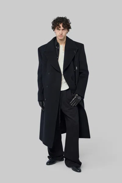 Ann Demeulemeester Jake High Comfort Pick Lapel Double Breasted Coat In There Is No Color Specification For This Product.