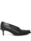 Ann Demeulemeester Janeka Western-stitched Pumps In Black