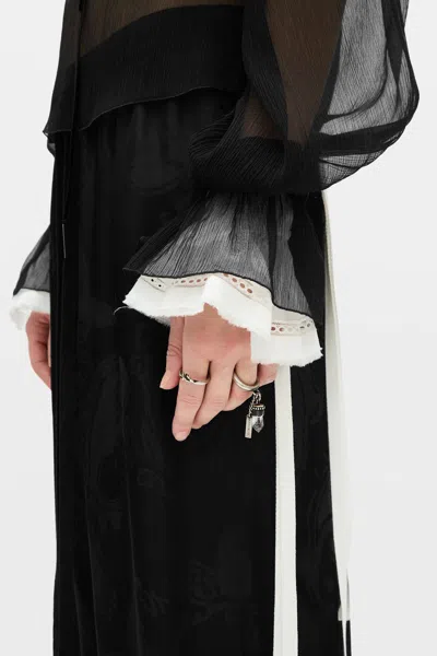 Ann Demeulemeester Janine Ring With Charms In Multi
