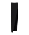 Ann Demeulemeester Black Leather Skirt In Black