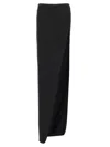 Ann Demeulemeester Black Leather Skirt In Black