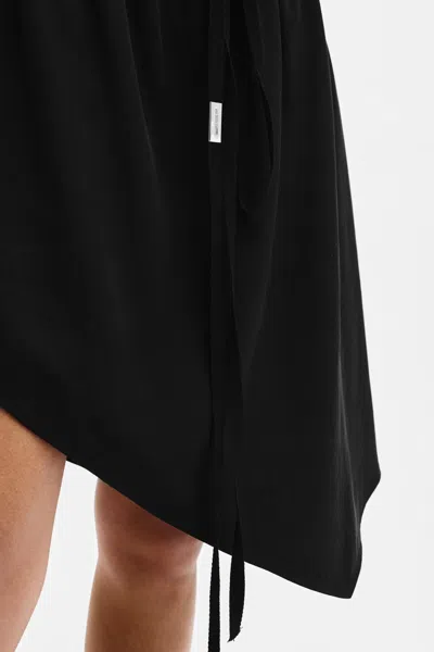 Ann Demeulemeester Janka Drawstring Mini Skirt In Multicolor